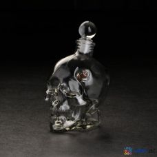 Set "Impenetrable Skull" - Shtof (decanter) 400 ml, whiskey stones 2 pcs.